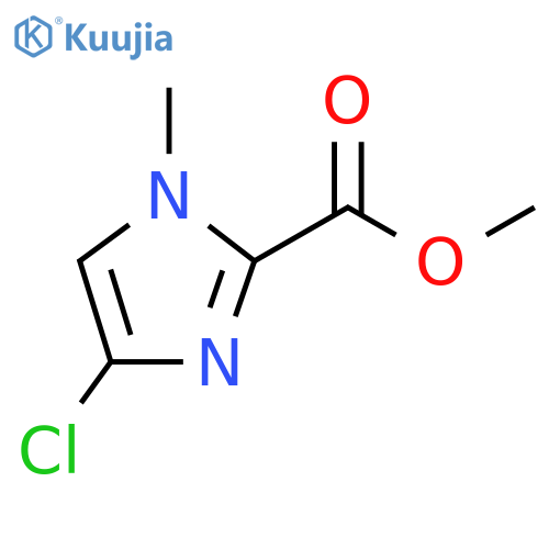 4-Chloro-1-methyl-1H-imidazole-2-carboxylic acid methyl ester structure