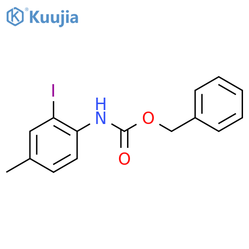 benzyl N-(2-iodo-4-methylphenyl)carbamate structure