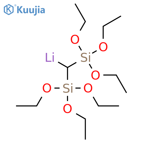 [Bis(triethoxysilyl)methyl]lithium structure