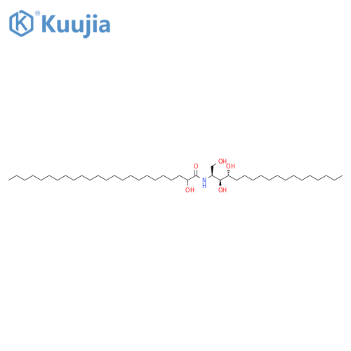 Tetracosanamide,N-[(1S,2S,3R)-2,3-dihydroxy-1-(hydroxymethyl)heptadecyl]-2-hydroxy- structure