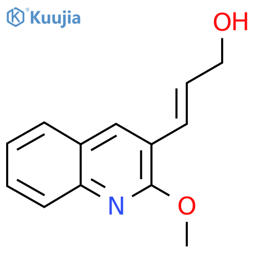 3-(2-methoxyquinolin-3-yl)prop-2-en-1-ol structure