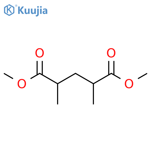 Pentanedioic acid,2,4-dimethyl-, 1,5-dimethyl ester structure