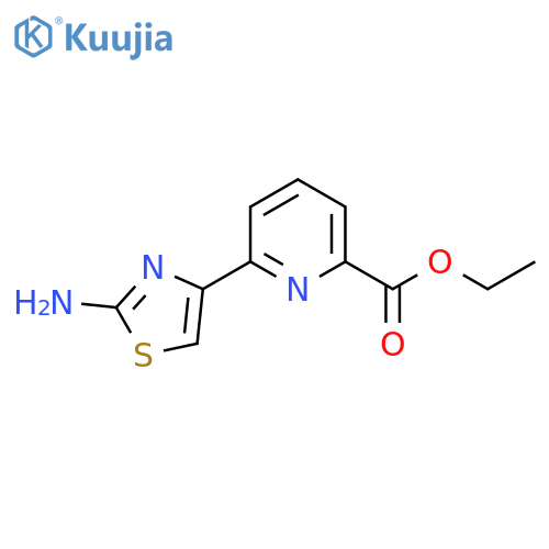 Ethyl 6-(2-amino-1,3-thiazol-4-yl)pyridine-2-carboxylate structure