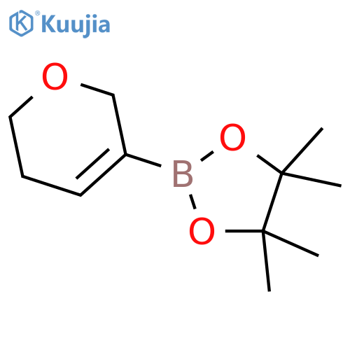 2-(5,6-Dihydro-2H-pyran-3-yl)-4,4,5,5-tetramethyl-1,3,2-dioxaborolane structure