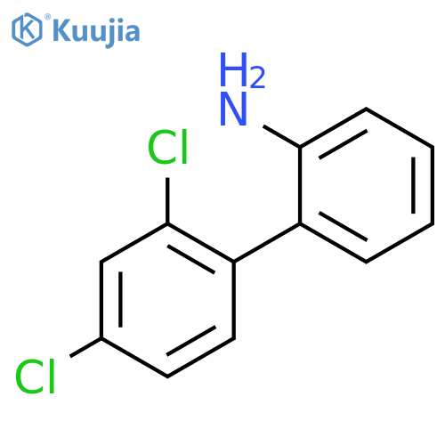 [1,1'-Biphenyl]-2-amine, 2',4'-dichloro- structure