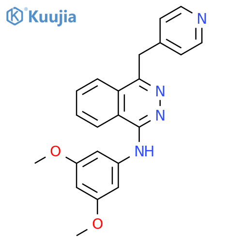 1-Phthalazinamine, N-(3,5-dimethoxyphenyl)-4-(4-pyridinylmethyl)- structure