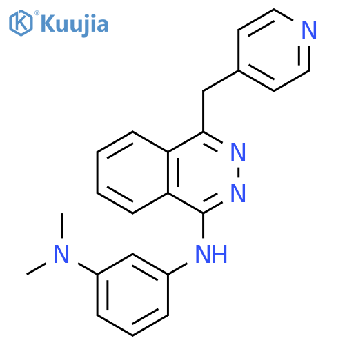 1,3-Benzenediamine,N,N-dimethyl-N'-[4-(4-pyridinylmethyl)-1-phthalazinyl]- structure