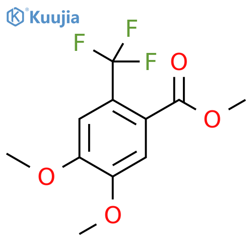 Methyl 4,5-dimethoxy-2-(trifluoromethyl)benzoate structure