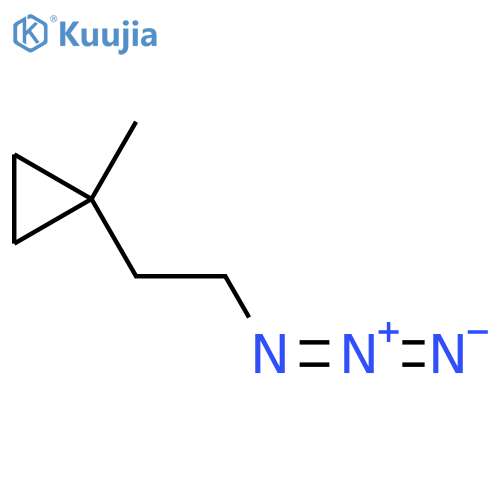 1-(2-azidoethyl)-1-methylcyclopropane structure