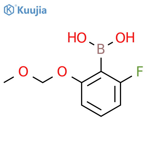 2-Fluoro-6-(methoxymethoxy)phenylboronic acid structure