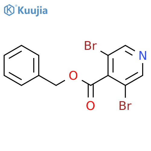 Phenylmethyl 3,5--dibromopyridine-4-carboxylate structure