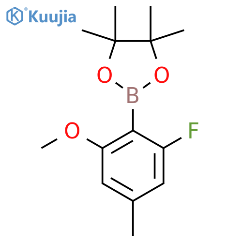 2-Fluoro-6-methoxy-4-methylphenylboronic acid pinacol ester structure