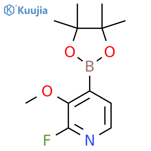 2-Fluoro-3-methoxypyridine-4-boronic acid pinacol ester structure