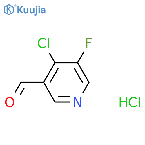 4-Chloro-5-fluoro-pyridine-3-carbaldehyde hydrochloride structure