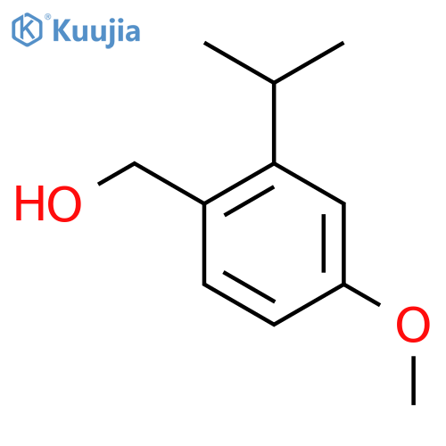 (2-Isopropyl-4-methoxyphenyl)methanol structure