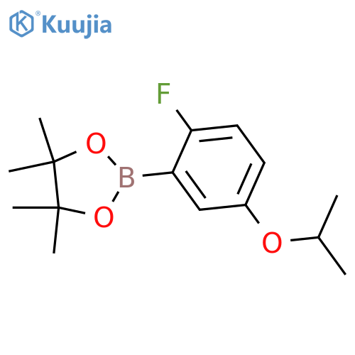 2-Fluoro-5-isopropoxyphenylboronic acid pinacol ester structure