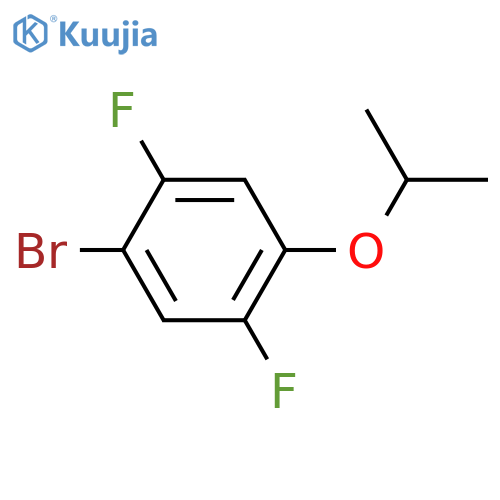 5-Bromo-1,4-difluoro-2-isopropoxybenzene structure
