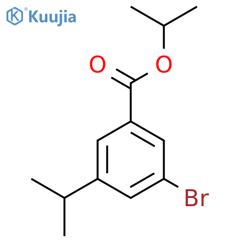 Propan-2-yl 3-bromo-5-isopropylbenzoate structure