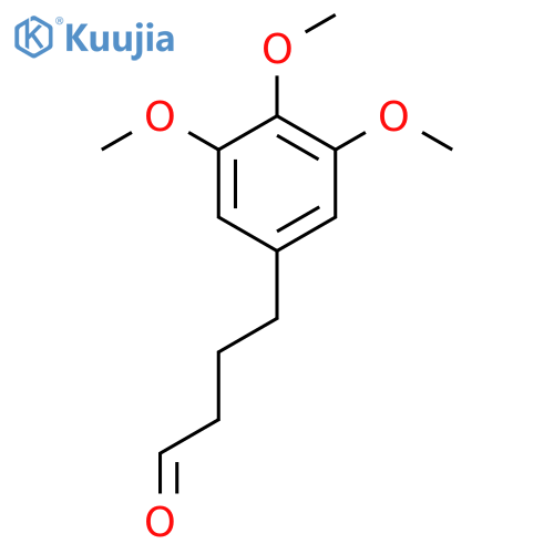 4-(3,4,5-trimethoxyphenyl)butanal structure