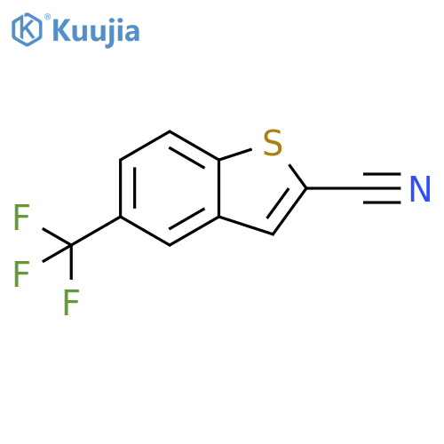 5-(Trifluoromethyl)benzothiophene-2-carbonitrile structure