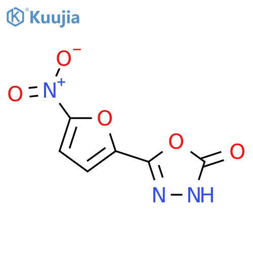 1,3,4-Oxadiazol-2(3H)-one,5-(5-nitro-2-furanyl)- structure