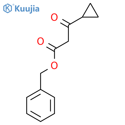 benzyl 3-cyclopropyl-3-oxo-propanoate structure