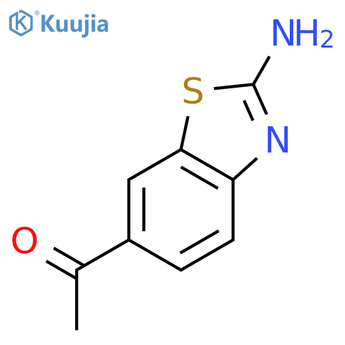 1-(2-amino-1,3-benzothiazol-6-yl)ethanone structure