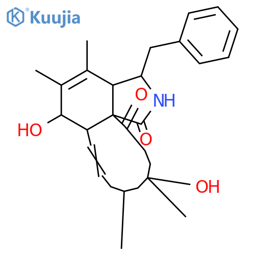 7,18,19-Trihydroxy-16,18-dimethyl-10-phenyl[11]cytochalasa-6(12),13-diene-1,21-dione; Δ5-Isomer, 19-deoxy structure