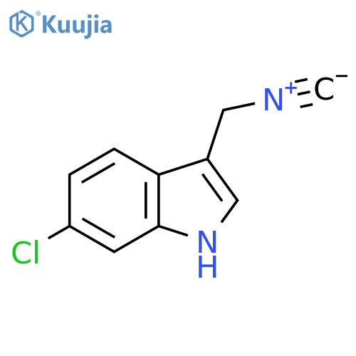6-chloro-3-(isocyanomethyl)-1H-indole structure