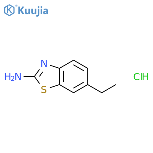 6-ethyl-1,3-benzothiazol-2-amine hydrochloride structure