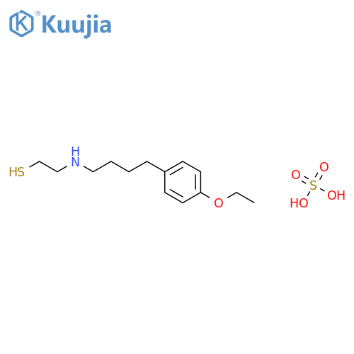 S-(2-{[4-(4-ethoxyphenyl)butyl]amino}ethyl) hydrogen sulfurothioate structure