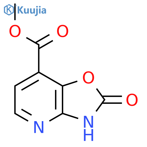 Methyl 2-oxo-3H-[1,3]oxazolo[4,5-b]pyridine-7-carboxylate structure