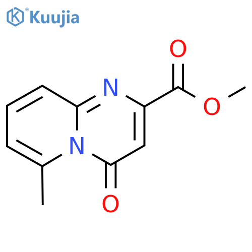 6-Methyl-4-oxo-4H-pyrido[1,2-a]pyrimidine-2-carboxylic acid methyl ester structure