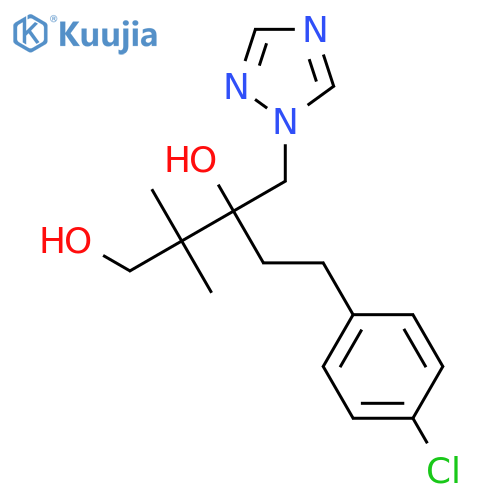 5-(4-Chlorophenyl)-2,2-dimethyl-3-(1H-1,2,4-triazol-1-ylmethyl)-1,3-pentanediol structure