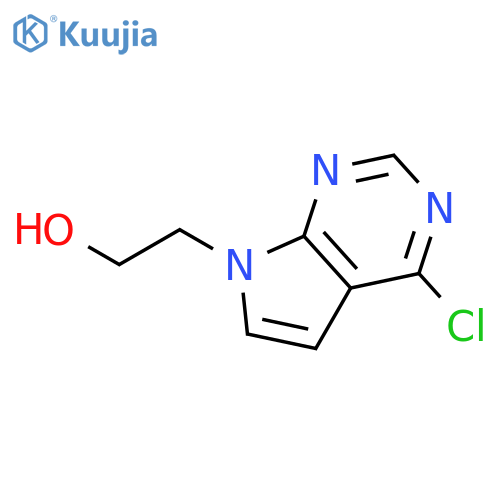 4-chloro-7H-Pyrrolo[2,3-d]pyrimidine-7-ethanol structure