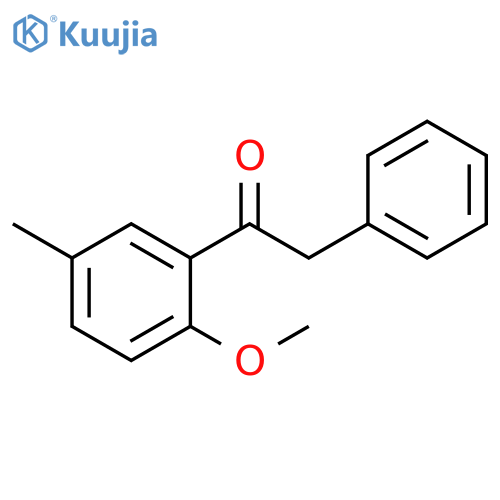Ethanone, 1-(2-methoxy-5-methylphenyl)-2-phenyl- structure
