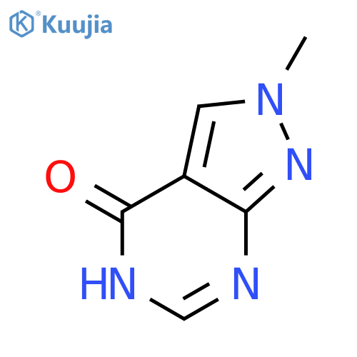 2-methyl-2H,4H,5H-pyrazolo[3,4-d]pyrimidin-4-one structure
