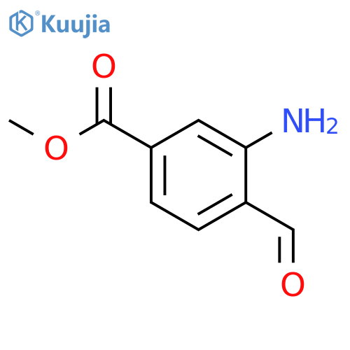 methyl 3-amino-4-formylbenzoate structure