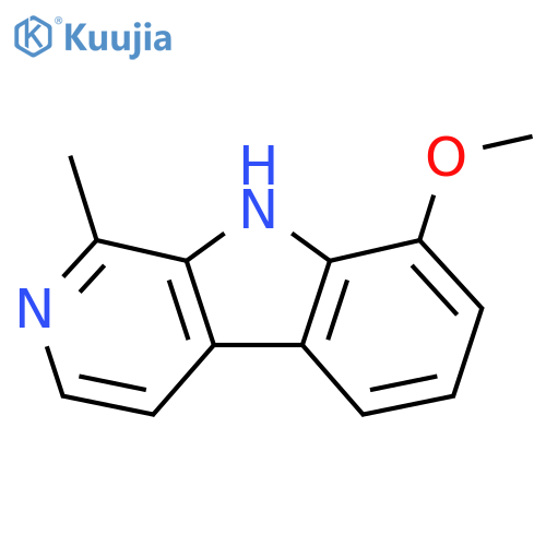 8-Methoxy-1-methyl-9H-pyrido[3,4-b]indole structure
