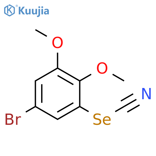 5-Bromo-1,2-dimethoxy-3-selenocyanatobenzene structure