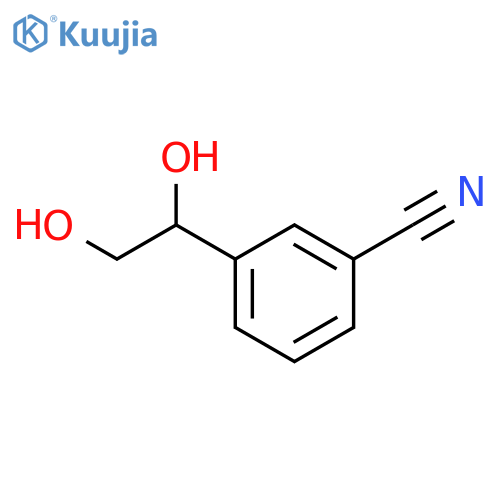 Benzonitrile, 3-[(1S)-1,2-dihydroxyethyl]- structure