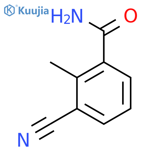 Benzamide, 3-cyano-2-methyl- (9CI) structure