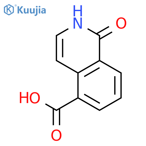 1-hydroxyisoquinoline-5-carboxylic acid structure