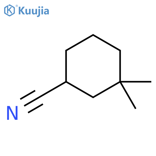 3,3-dimethylcyclohexane-1-carbonitrile structure