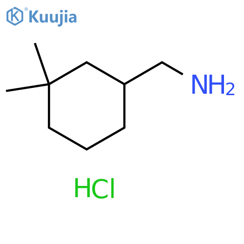 (3,3-Dimethylcyclohexyl)methanamine hydrochloride structure