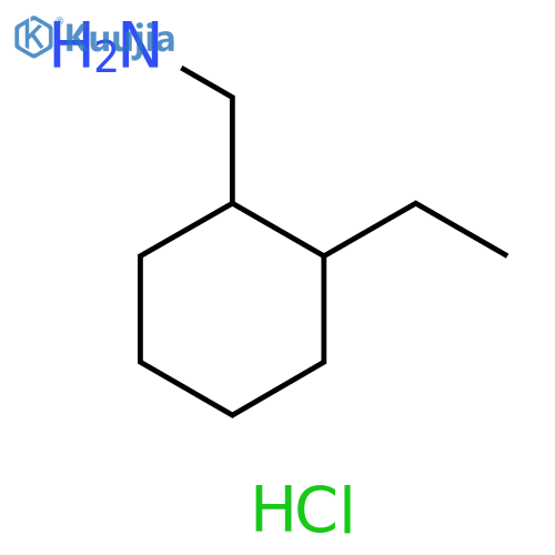 (2-ethylcyclohexyl)methanamine hydrochloride structure