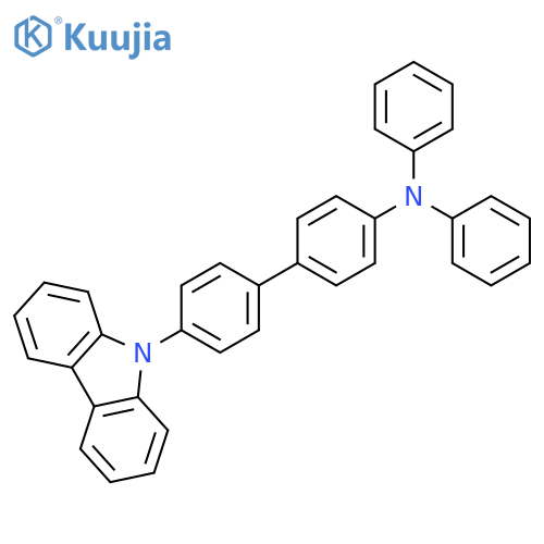 [1,1'-Biphenyl]-4-amine, 4'-(9H-carbazol-9-yl)-N,N-diphenyl- structure