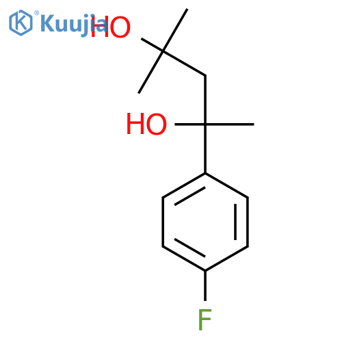 2-(4-fluorophenyl)-4-methylpentane-2,4-diol structure