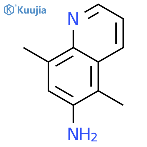 5,8-dimethylquinolin-6-amine structure