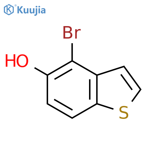 Benzo[b]thiophene-5-ol, 4-bromo- structure